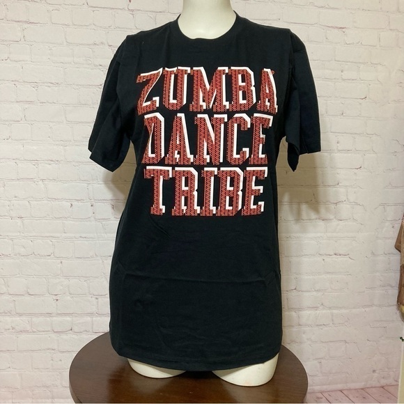 3 ZUMBA T-ShirtS “ZUMBA DANCE TRIBE” customazible 100% cotton Large new - Picture 2 of 7
